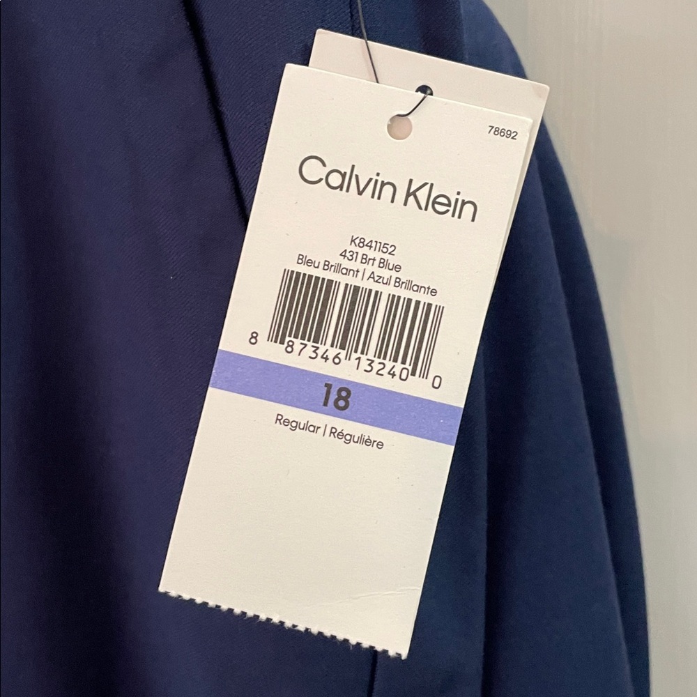 Calvin Klein Boy’s Navy Blue Suit - Picture 9 of 10